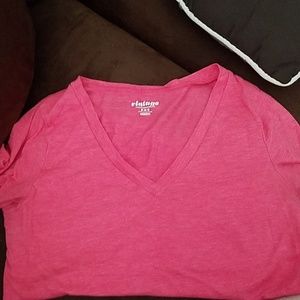 Coral colored Old Navy V Neck Size M